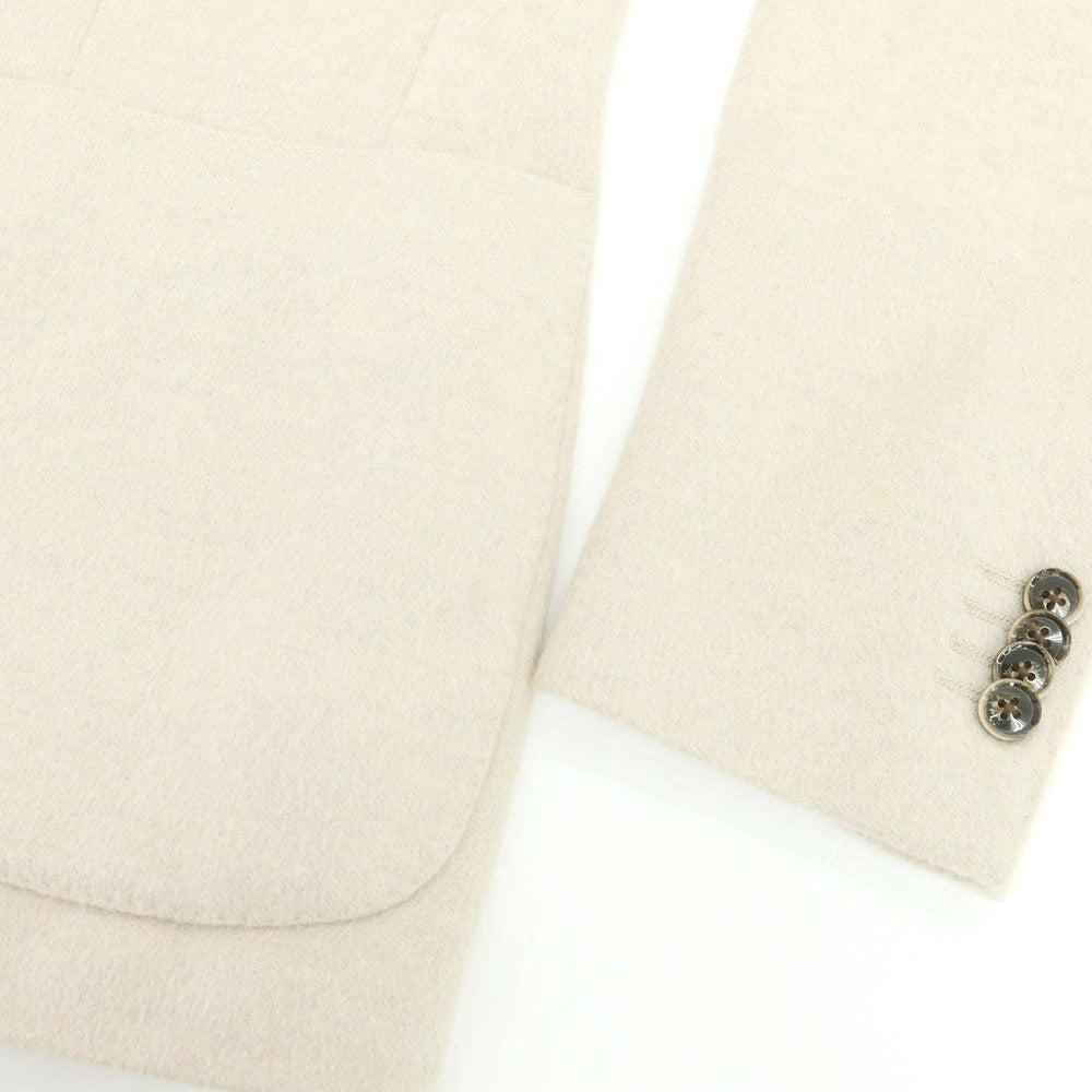 【中古】ラルディーニ LARDINI アンゴラウール テーラードジャケット ライトベージュ【 44 】【 状態ランクC 】【 メンズ 】