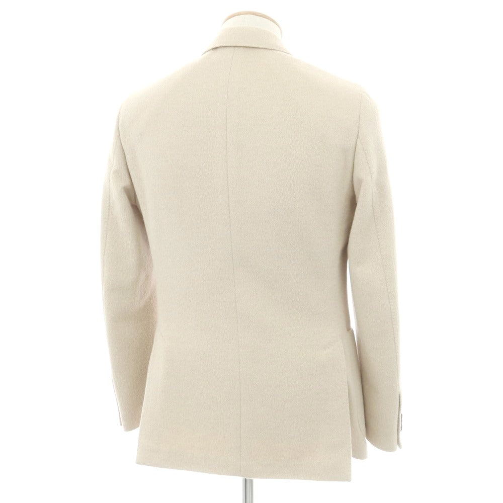 【中古】ラルディーニ LARDINI アンゴラウール テーラードジャケット ライトベージュ【 44 】【 状態ランクC 】【 メンズ 】