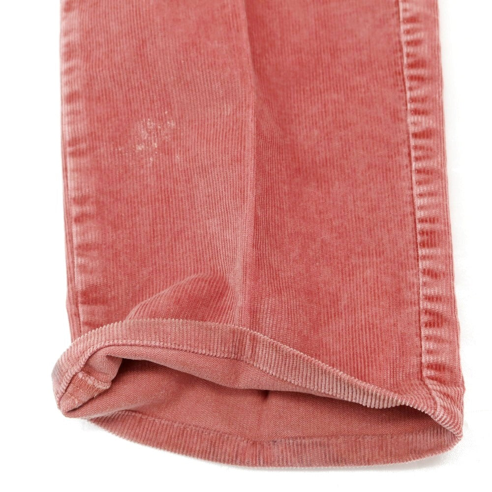 【中古】ピーティーゼロウーノ PT01 COLOUR ストレッチ コットン コーデュロイパンツ ピンクレッド系【 44 】【 状態ランクD 】【 メンズ 】