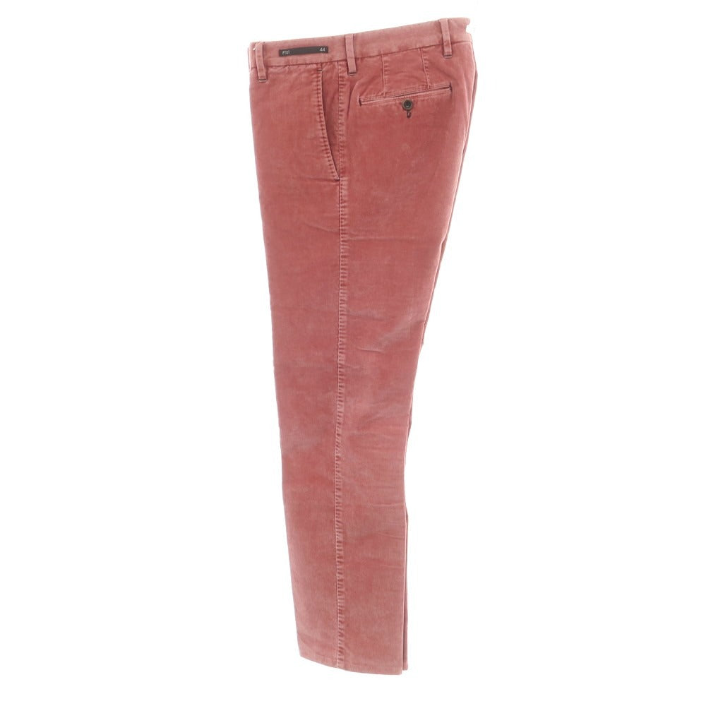 【中古】ピーティーゼロウーノ PT01 COLOUR ストレッチ コットン コーデュロイパンツ ピンクレッド系【 44 】【 状態ランクD 】【 メンズ 】