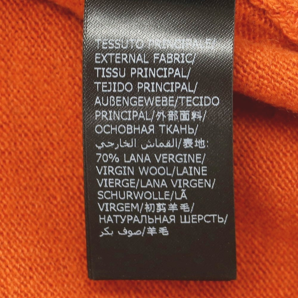 【中古】ザノーネ ZANONE ウールカシミヤ クルーネック プルオーバーニット オレンジ【サイズ48】【 状態ランクB 】【 メンズ 】 [CPD]