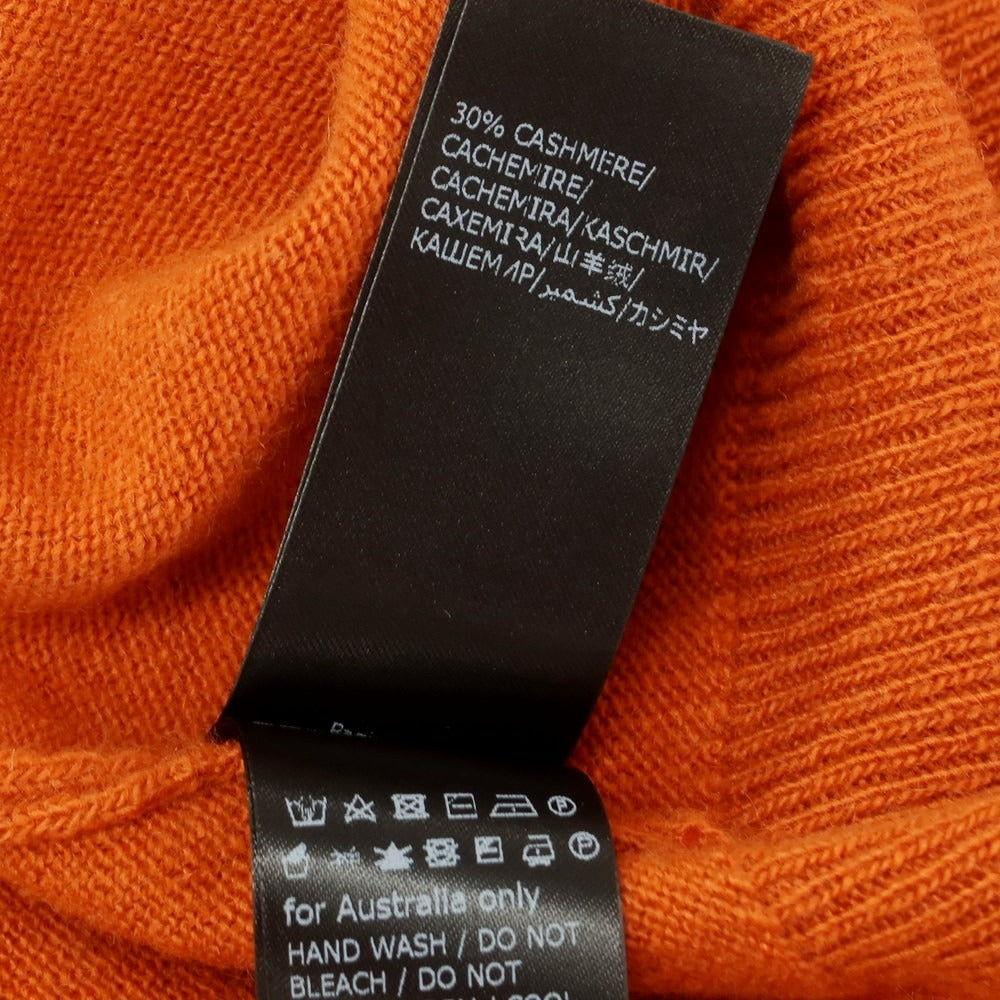 【中古】ザノーネ ZANONE ウールカシミヤ クルーネック プルオーバーニット オレンジ【サイズ48】【 状態ランクB 】【 メンズ 】 [CPD]