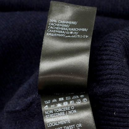 【中古】ザノーネ ZANONE ウールカシミヤ クルーネック プルオーバーニット ネイビー【 48 】【 状態ランクB 】【 メンズ 】
