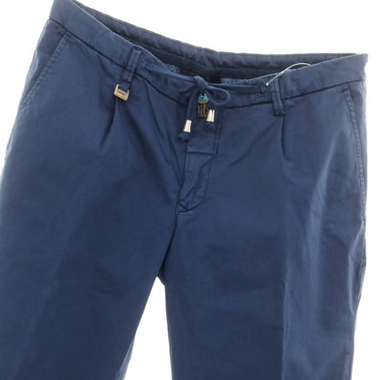 [Used] Barbati Stretch Cotton Casual Slacks Pants Light Navy [46] [Condition Rank B] [Men&