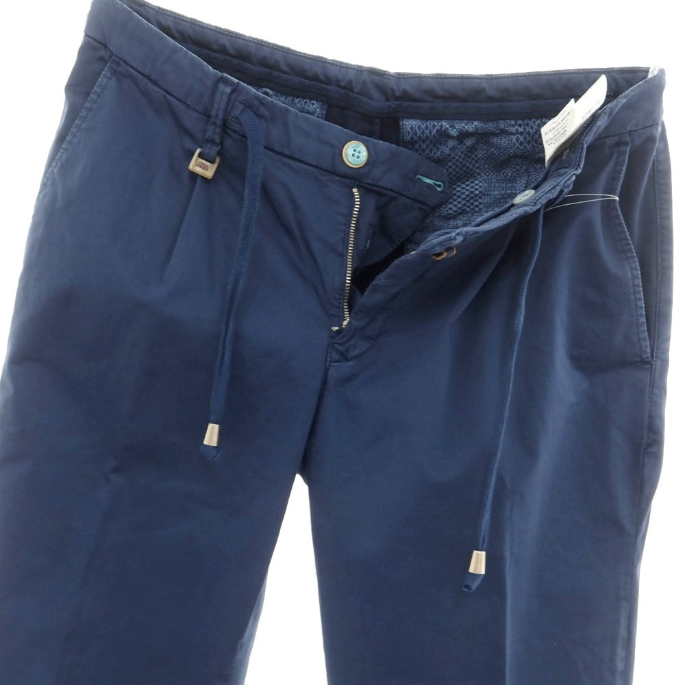 [Used] Barbati Stretch Cotton Casual Slacks Pants Light Navy [46] [Condition Rank B] [Men&