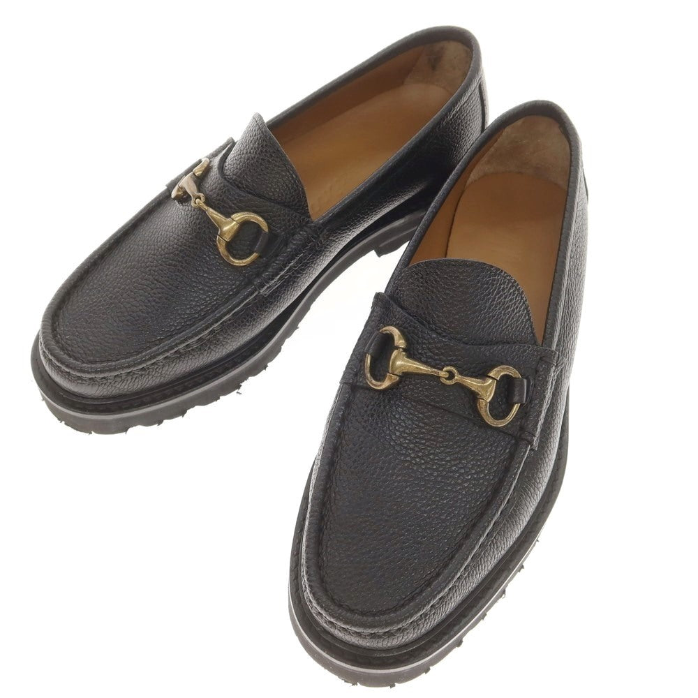 【中古】イルモカシーノ IL MOCASSINO レザー ビットローファー ブラック【 39 】【 状態ランクB 】【 メンズ 】
