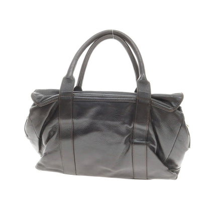 【中古】ザネラート ZANELLATO シュリンクレザー ブリーフケース ダークブラウン【 状態ランクD 】【 メンズ 】