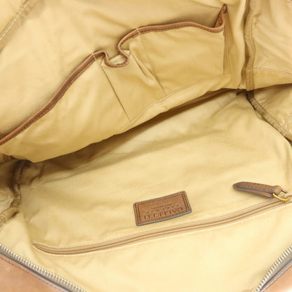 【中古】ガレッティ Galletti レザー ブリーフケース ブラウンxレッド【 状態ランクC 】【 メンズ 】