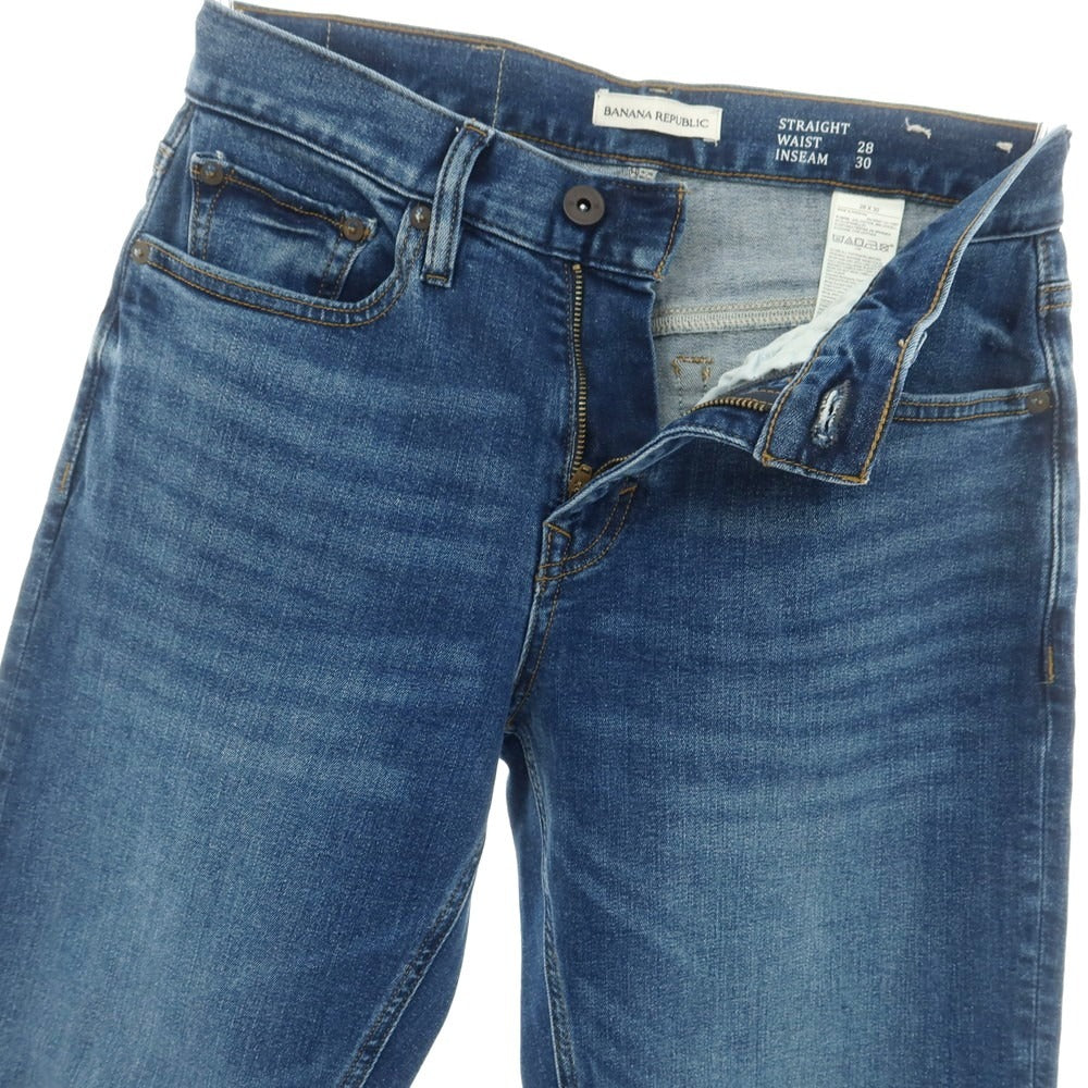 【中古】バナナリパブリック Banana Republic 2025年春夏 デニムパンツ ブルー【サイズ28】【 状態ランクA 】【 メンズ 】[EPD]