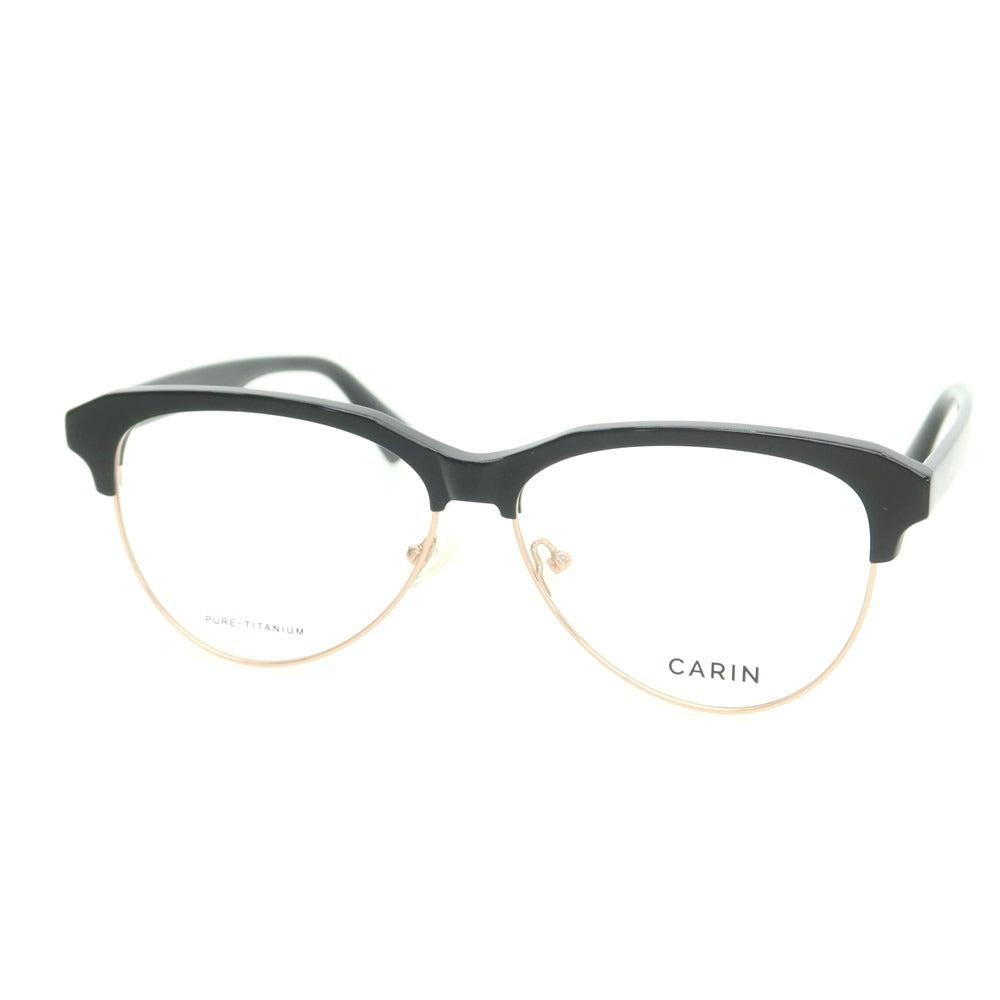 【中古】カリン CARIN Stefan サーモント メガネ ブラックxピンクゴールド【 59□14 150 】【 状態ランクB 】【 メンズ 】