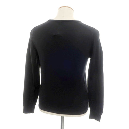 【中古】ジョンスメドレー JOHN SMEDLEY ハイゲージ コットン クルーネック プルオーバーニット ブラック【 S 】【 状態ランクC 】【 メンズ 】