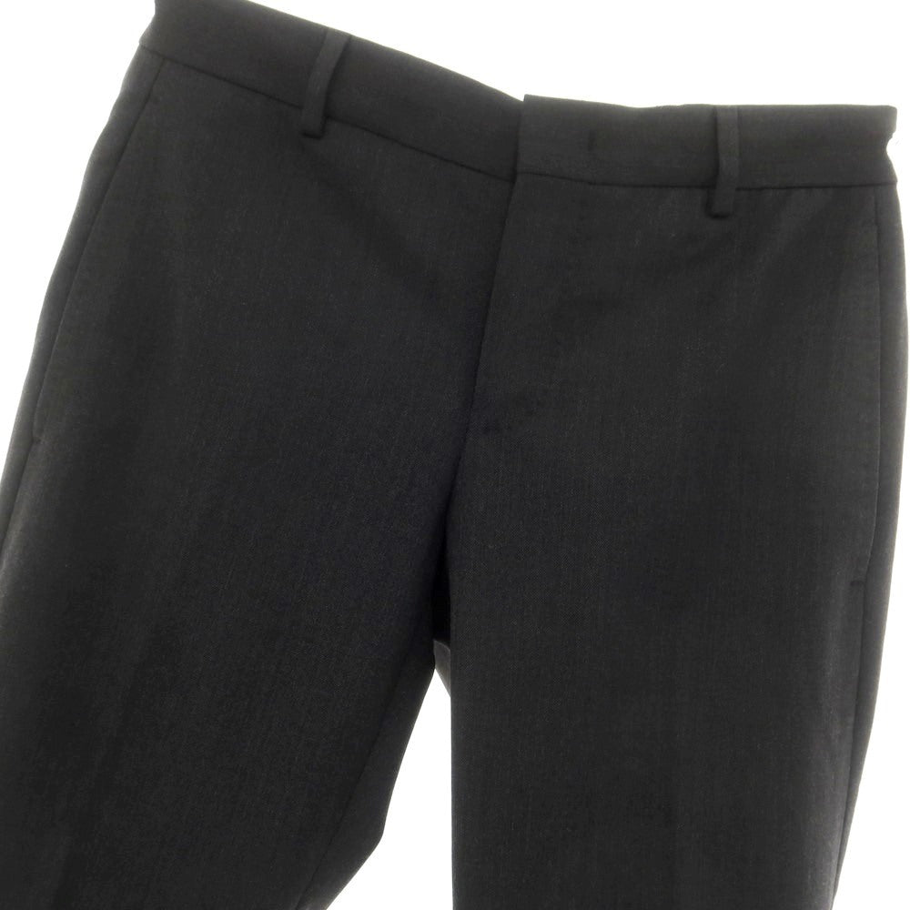 [Used] PT TORINO Stretch Polyester Wool Casual Slacks Pants Charcoal Gray [42] [Condition Rank B] [Men&