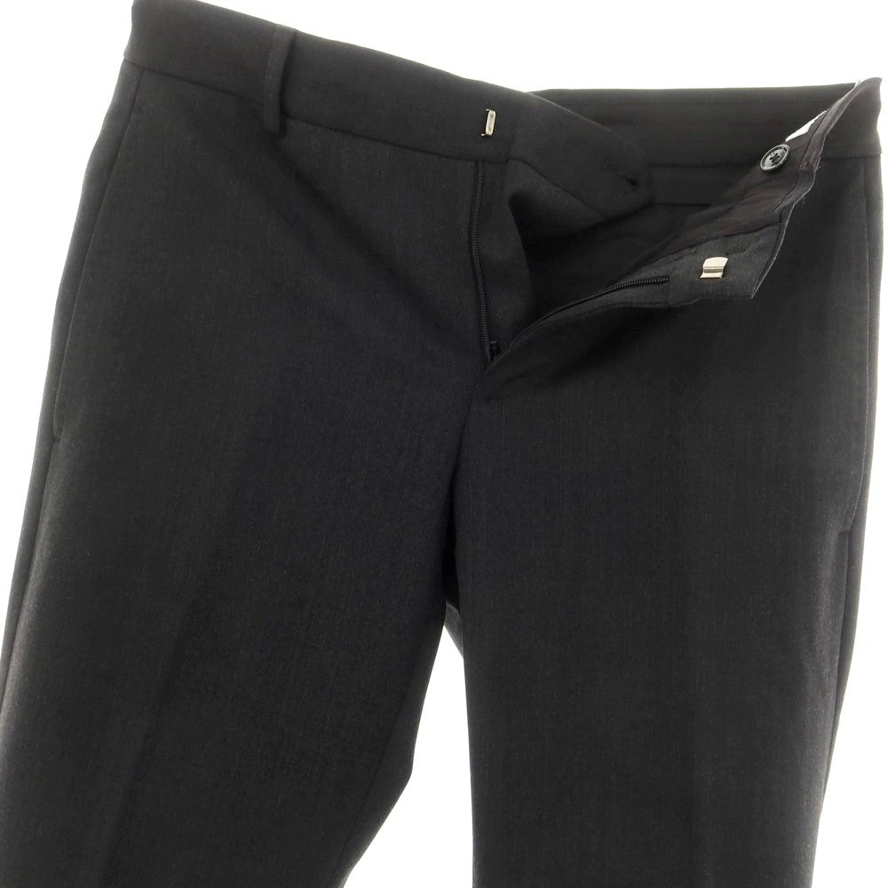 [Used] PT TORINO Stretch Polyester Wool Casual Slacks Pants Charcoal Gray [42] [Condition Rank B] [Men&