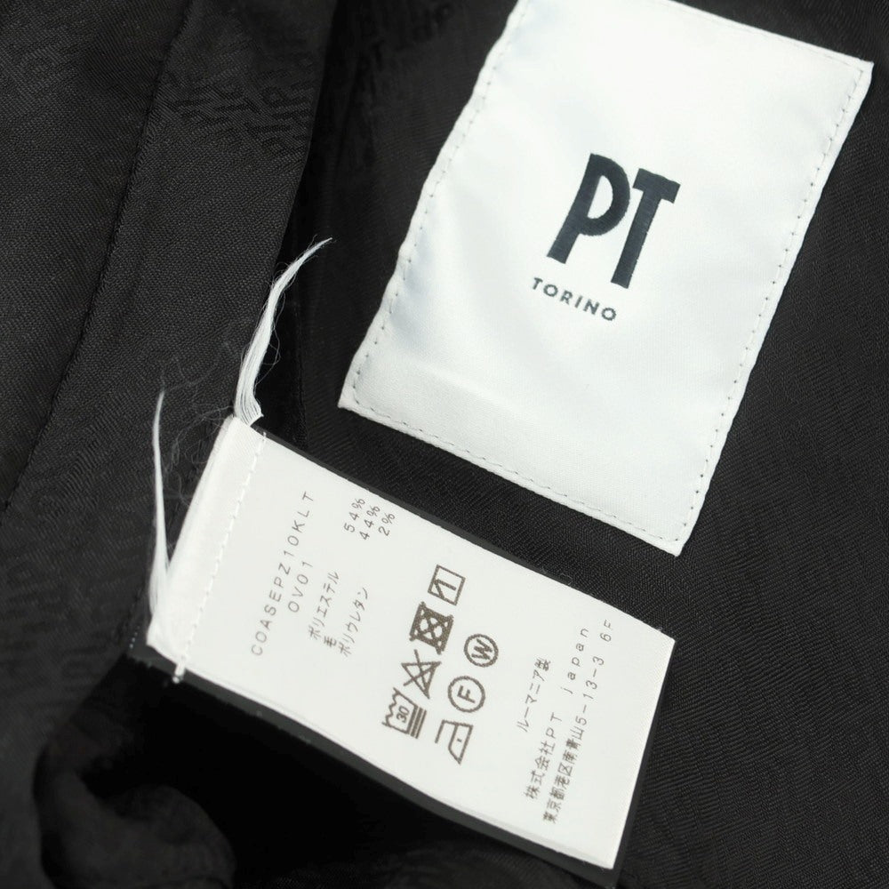 [Used] PT TORINO Stretch Polyester Wool Casual Slacks Pants Charcoal Gray [42] [Condition Rank B] [Men&