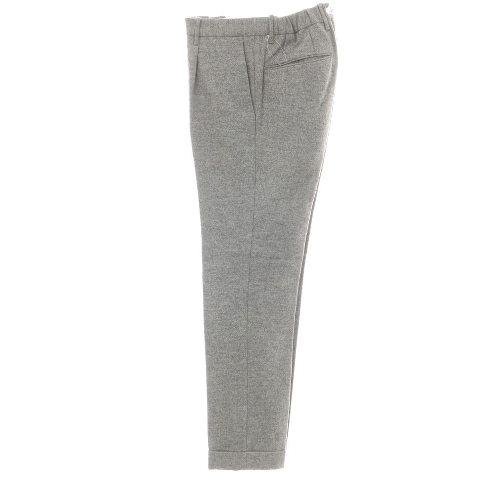 【中古】インコテックス INCOTEX BEAMS F別注 ウール イージースラックスパンツ メランジグレー【 44 】【 状態ランクA 】【 メンズ 】