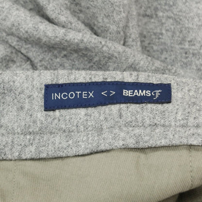 【中古】インコテックス INCOTEX BEAMS F別注 ウール イージースラックスパンツ メランジグレー【 44 】【 状態ランクA 】【 メンズ 】