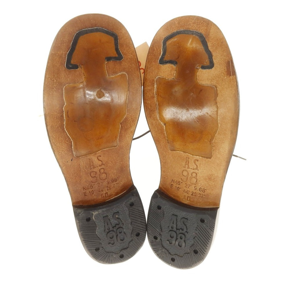 【新品】エアーステップ98 A.S.98 ダービーシューズ ブラウン【 40 】【 状態ランクN 】【 メンズ 】