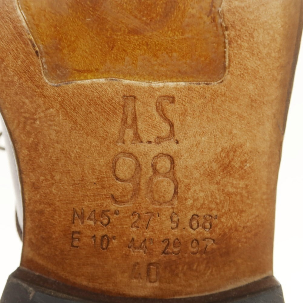 【新品】エアーステップ98 A.S.98 ダービーシューズ ブラウン【 40 】【 状態ランクN 】【 メンズ 】