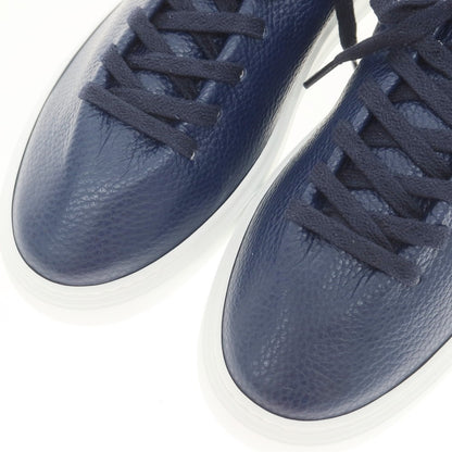 【新品】ストックトン STOKTON シュリンクレザー スニーカー ネイビー【 39 】【 状態ランクN 】【 メンズ 】
