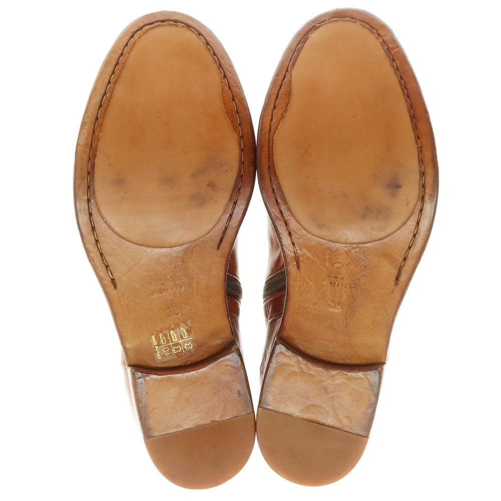 [New] King Tartufoli Side Zip Boots Light Brown [39] [Condition Rank N] [Men&