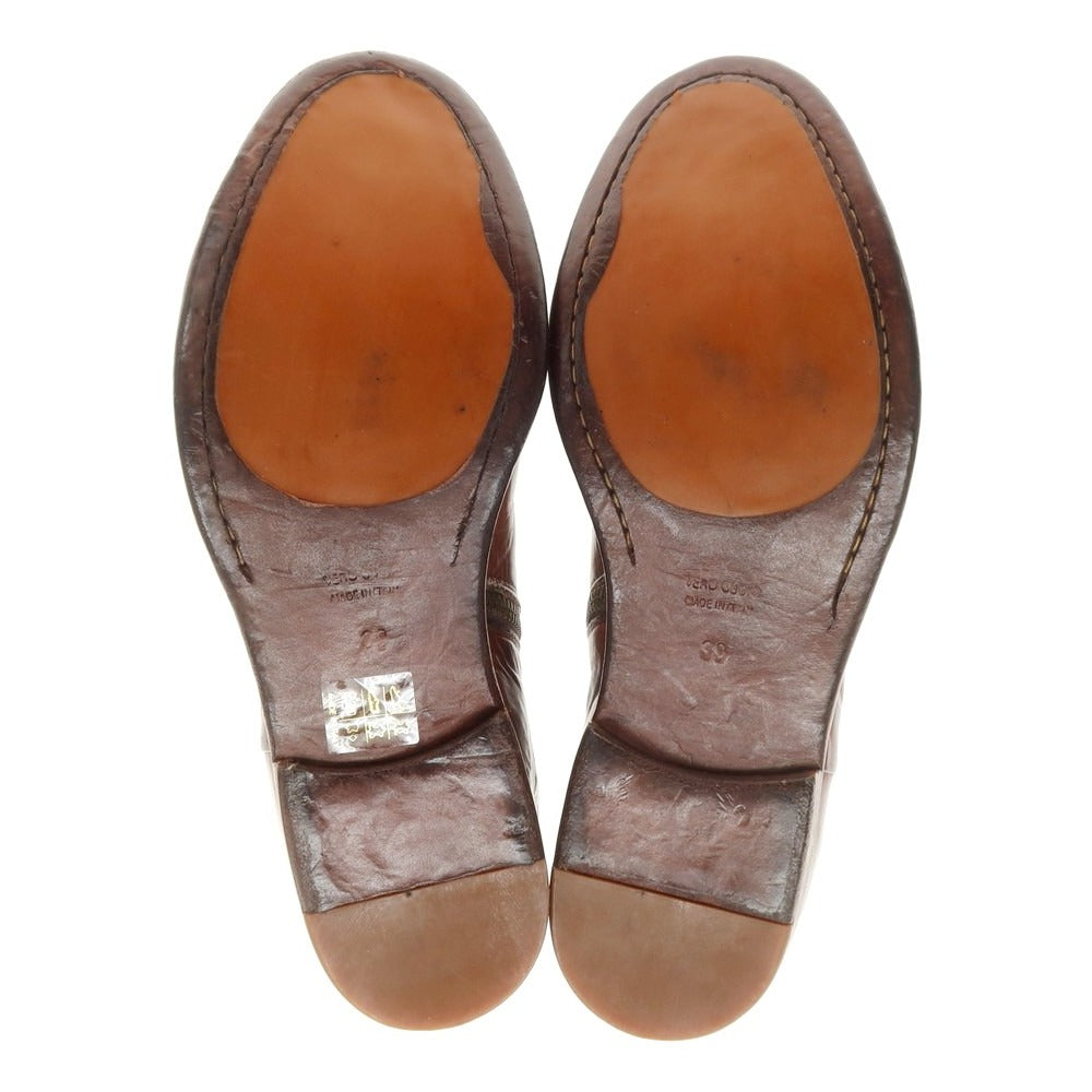 [New] King Tartufoli Side Zip Boots Brown [39] [Condition Rank N] [Men&
