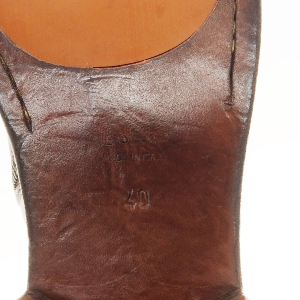 [New] King Tartufoli Side Zip Boots Brown [40] [Condition Rank N] [Men&