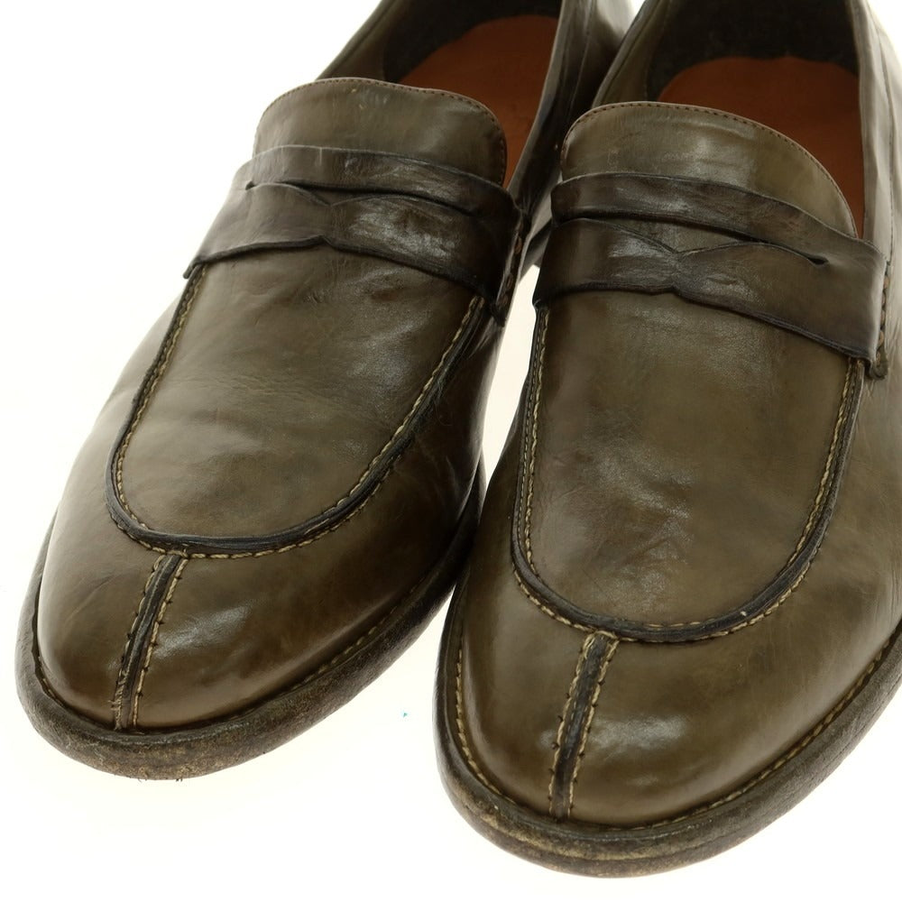 [New] King Tartufoli Coin Loafers Olive Green [40] [Condition Rank N] [Men&