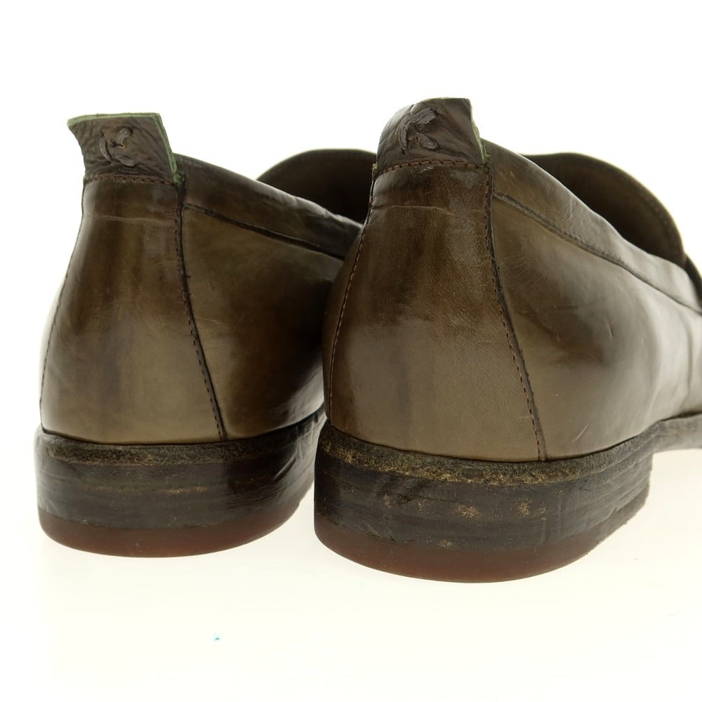 [New] King Tartufoli Coin Loafers Olive Green [40] [Condition Rank N] [Men&
