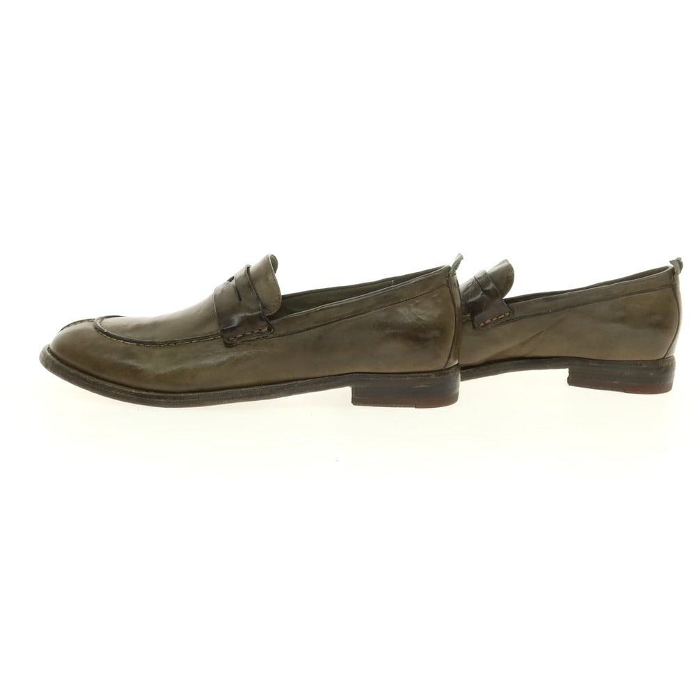 [New] King Tartufoli Coin Loafers Olive Green [40] [Condition Rank N] [Men&