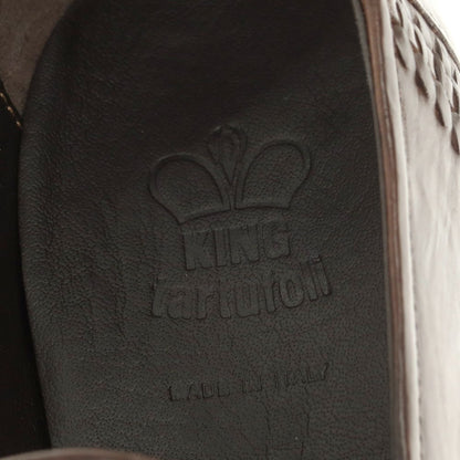 【新品】キング タルトフォリー King Tartufoli イントレチャート ローファー ダークブラウン【 40 】【 状態ランクN 】【 メンズ 】