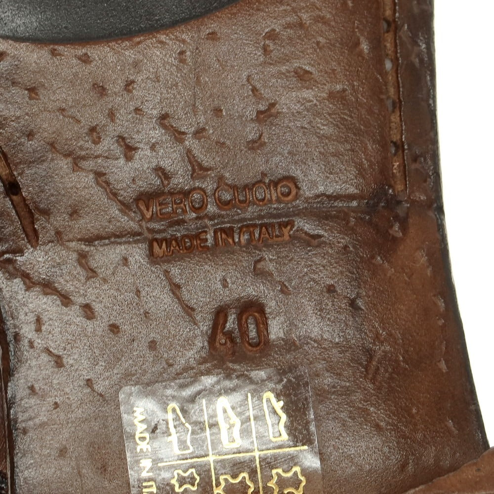[New] King Tartufoli Intrecciato Derby Shoes Dark Brown [40] [Condition Rank N] [Men&