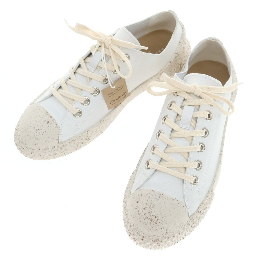 [New] ASPORTUGUESAS Eco Leather Low Cut Sneakers White [39] [Condition Rank N] [Men&