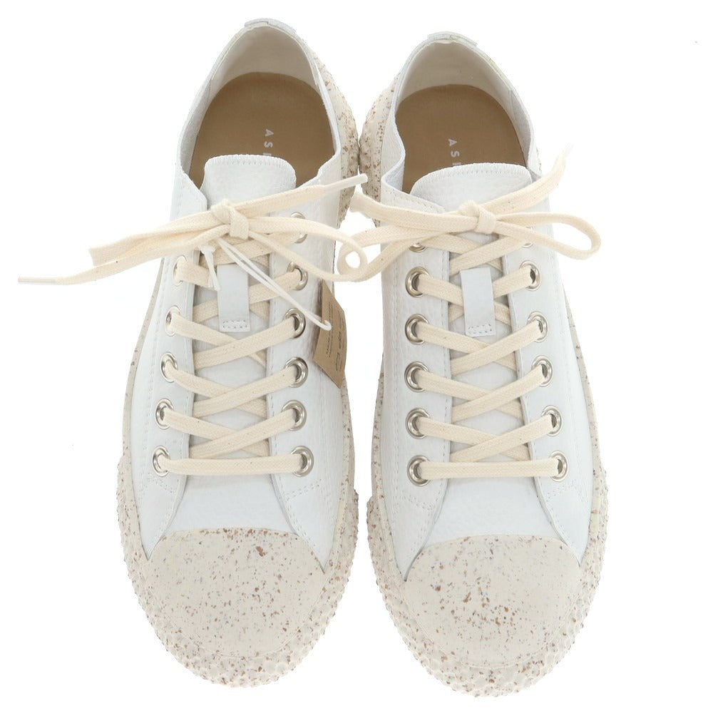 [New] ASPORTUGUESAS Eco Leather Low Cut Sneakers White [39] [Condition Rank N] [Men&