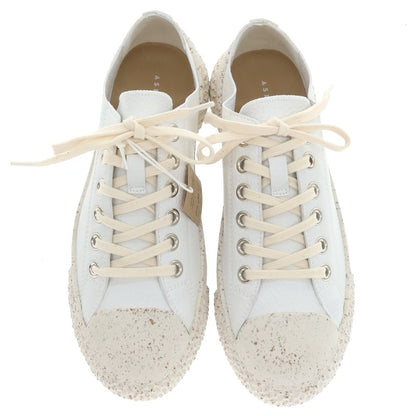 [New] ASPORTUGUESAS Eco Leather Low Cut Sneakers White [39] [Condition Rank N] [Men&