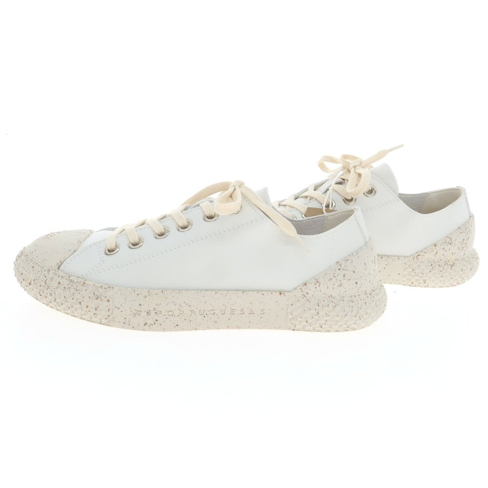 [New] ASPORTUGUESAS Eco Leather Low Cut Sneakers White [39] [Condition Rank N] [Men&
