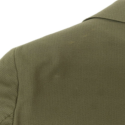 【中古】ラルディーニ LARDINI ポリエステルサッカー セットアップ 3つボタンスーツ オリーブ【 44 】【 状態ランクB 】【 メンズ 】