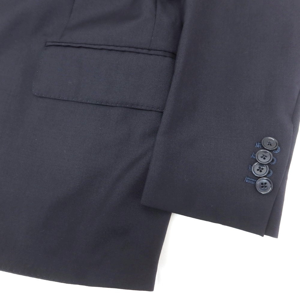 【中古】ラルディーニ LARDINI ウール 3つボタンスーツ ネイビー【 44 】【 状態ランクB 】【 メンズ 】