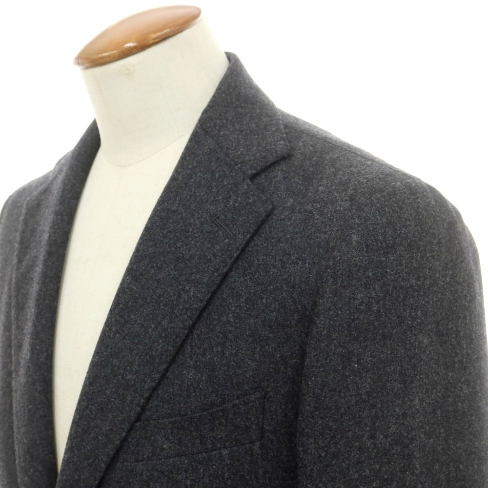 【中古】【未使用】タリアトーレ TAGLIATORE フランネルウール 2つボタンスーツ グレー【 48 】【 状態ランクS 】【 メンズ 】