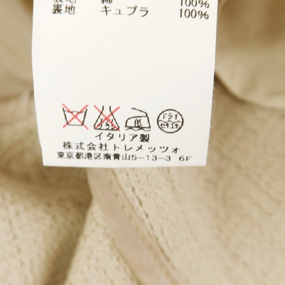 [Used] TAGLIATORE Cotton Jersey Tailored Jacket Light Beige [44] [Condition Rank B] [Men&