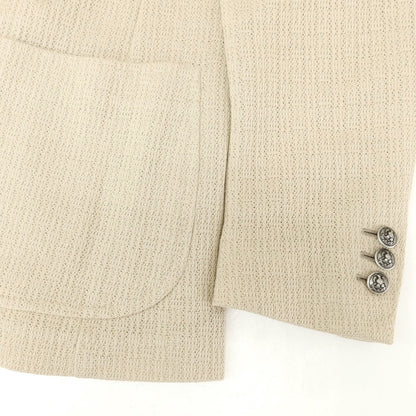 [Used] TAGLIATORE Cotton Jersey Tailored Jacket Light Beige [44] [Condition Rank B] [Men&