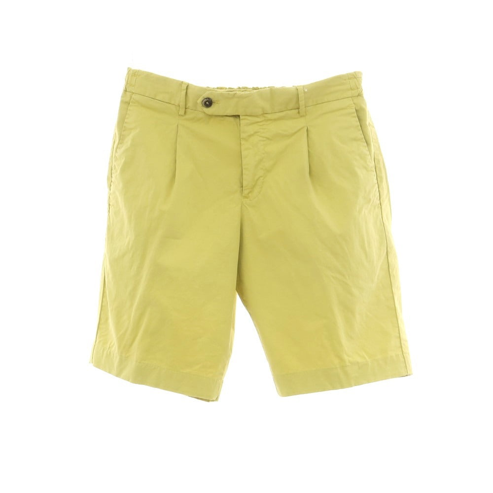 【中古】ピーティートリノ PT TORINO ストレッチコットン ショートパンツ イエロー系【 46 】【 状態ランクB 】【 メンズ 】