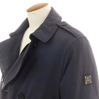 【中古】エトレゴ HETREGO ストレッチナイロン ダウンコート ネイビー【 48 】【 状態ランクC 】【 メンズ 】