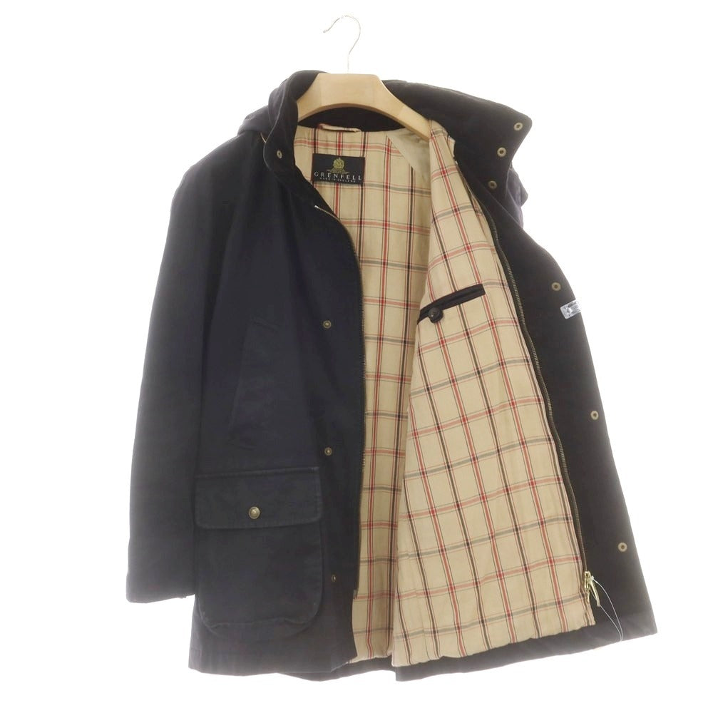 【中古】グレンフェル GRENFELL コットン フィールドジャケット ブラック【 38 】【 状態ランクC 】【 メンズ 】