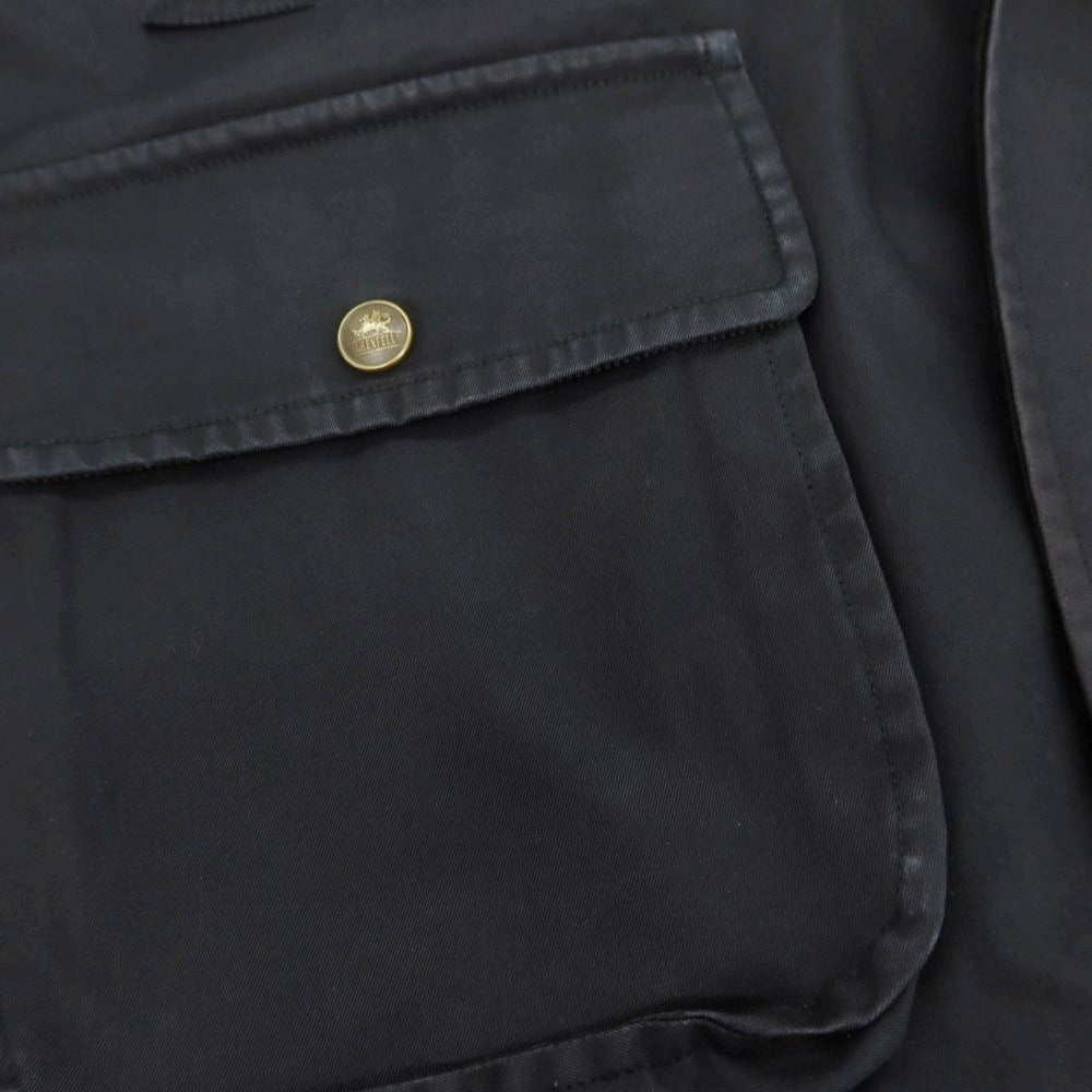 【中古】グレンフェル GRENFELL コットン フィールドジャケット ブラック【 38 】【 状態ランクC 】【 メンズ 】