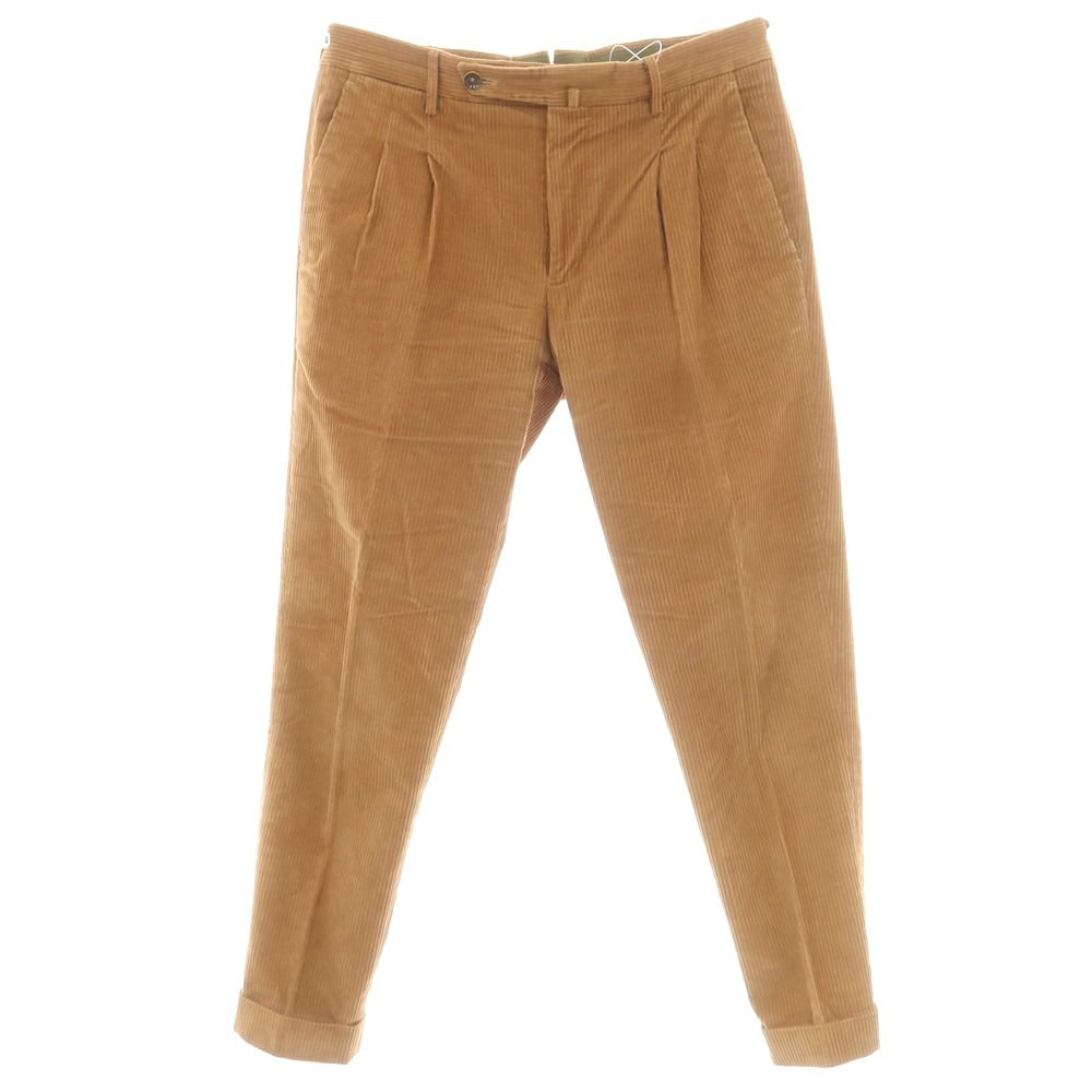【中古】ピーティートリノ PT TORINO ストレッチ コットン 中太畝 コーデュロイパンツ キャメルベージュ系【 46 】【 状態ランクB 】【 メンズ 】