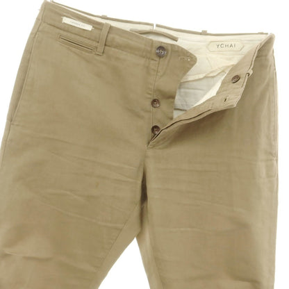 [Used] YCHAI Twill Cotton Chino Pants Khaki Beige [31] [Condition Rank C] [Men&
