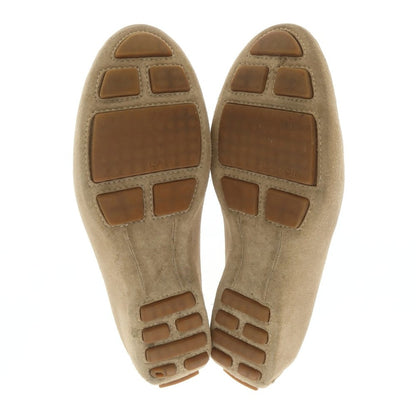 【中古】ラルディーニ LARDINI スエード ドライビングシューズ ベージュ【 8 】【 状態ランクC 】【 メンズ 】 [APD]