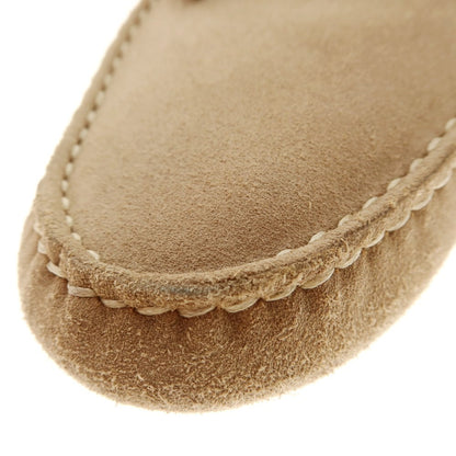 【中古】ラルディーニ LARDINI スエード ドライビングシューズ ベージュ【 8 】【 状態ランクC 】【 メンズ 】 [APD]