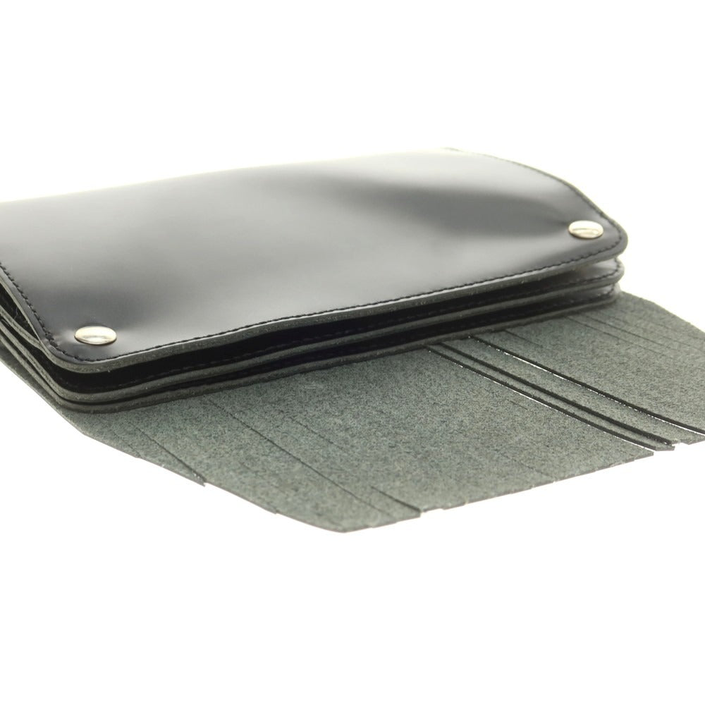 【中古】コムデギャルソン COMME des GARCONS 二つ折り財布 ブラック【 状態ランクA 】【 ユニセックス 】[EPD]
