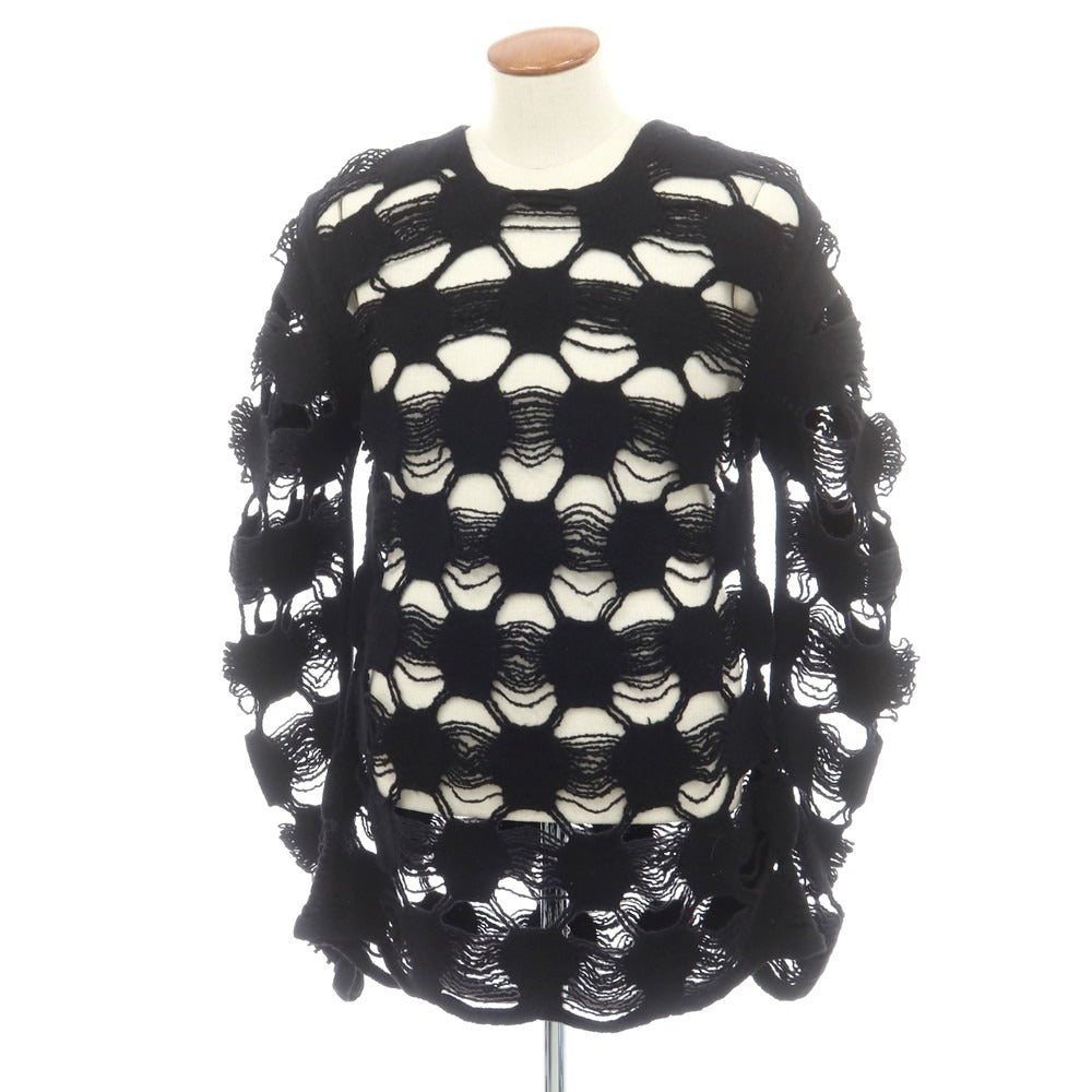 【中古】コムデギャルソンオムプリュス COMME des GARCONS HOMME PLUS 2024年秋冬 プルオーバーニット ブラック【 表記なし（M位） 】【 状態ランクA 】【 メンズ 】